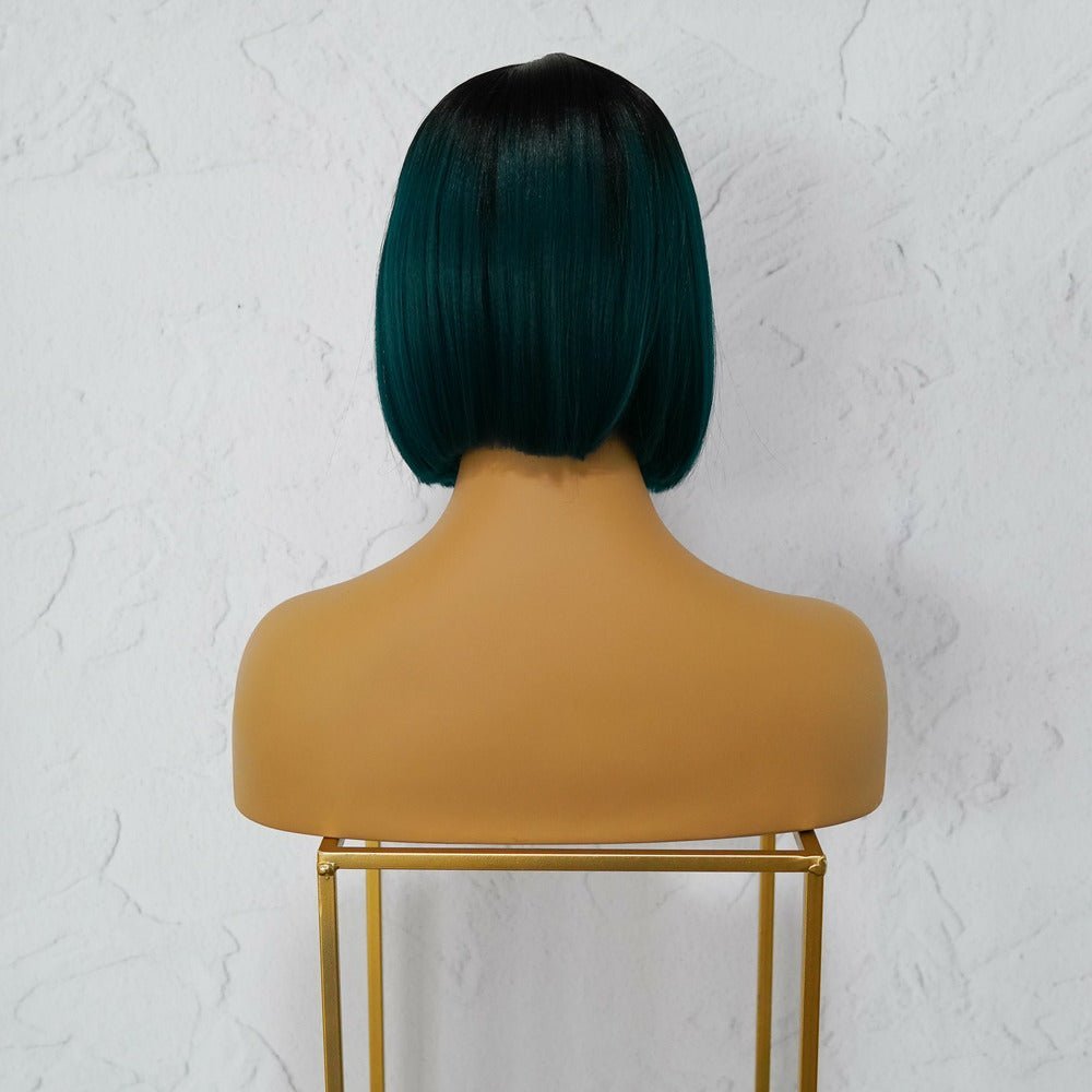 TILLY Ombre Emerald Lace Front Wig - Milk & Honey Wigs