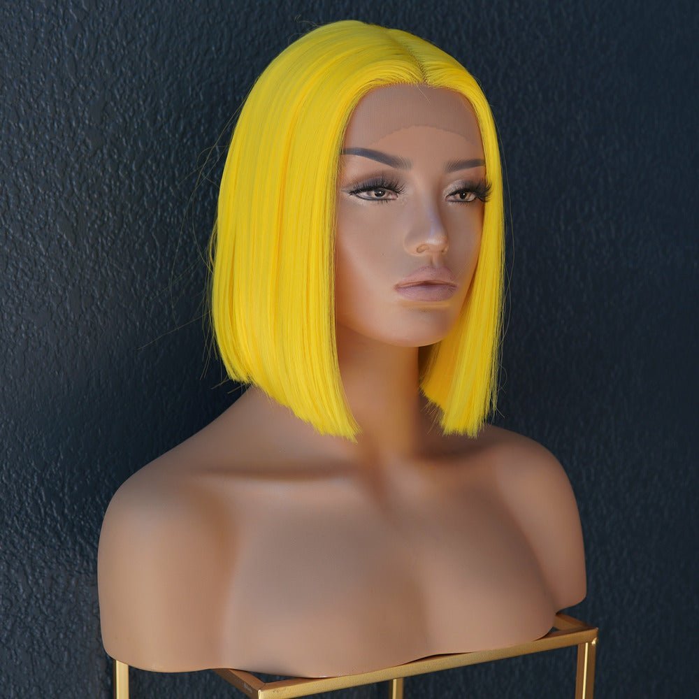 TILLY Yellow Lace Front Wig - Milk & Honey Wigs