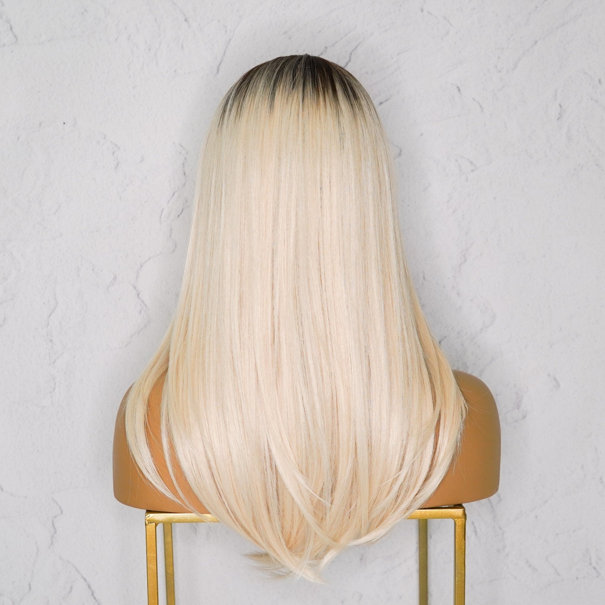 VALERIE Ombre Platinum Lace Front Wig - Milk & Honey Wigs