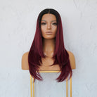 VANESSA Burgundy Lace Front Wig - Milk & Honey Wigs