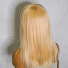 VICTORIA Blonde Human Hair Fringe Wig 20" **READY TO SHIP** - Milk & Honey Wigs