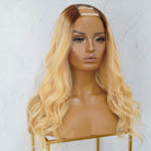 WILLOW Ombre Blonde Human Hair U Part Wig - Milk & Honey