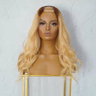 WILLOW Ombre Blonde Human Hair U Part Wig - Milk & Honey