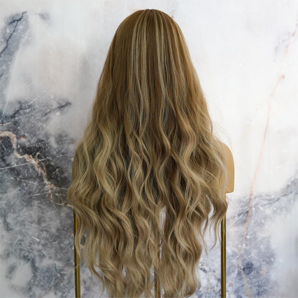 YASMIN Brown Ombre Fringe Wig - Milk & Honey Wigs