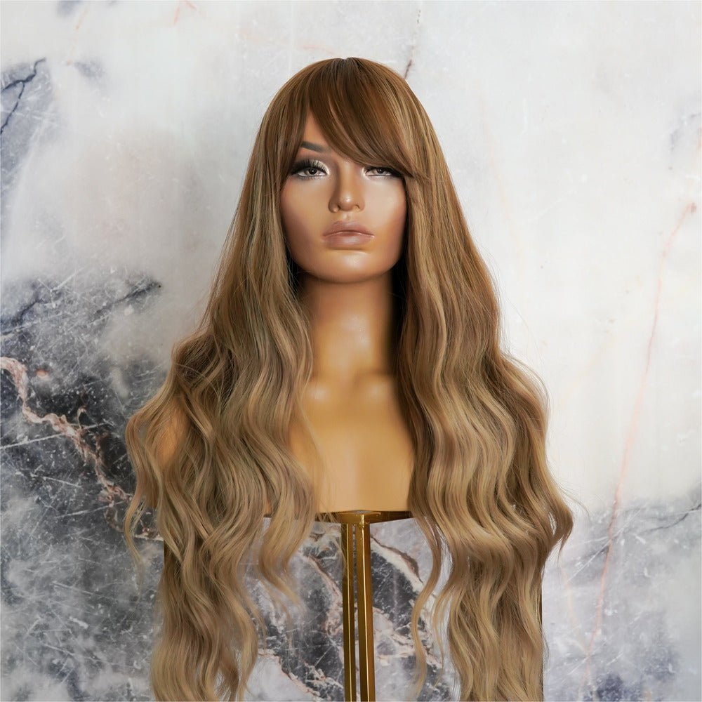 YASMIN Brown Ombre Fringe Wig - Milk & Honey Wigs