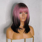 YURI Ombre Pink Fringe Wig - Milk & Honey